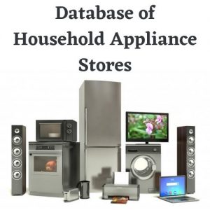 Database of Household Appliance Stores