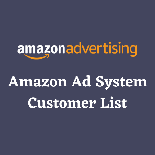 Amazon Ad System Customer