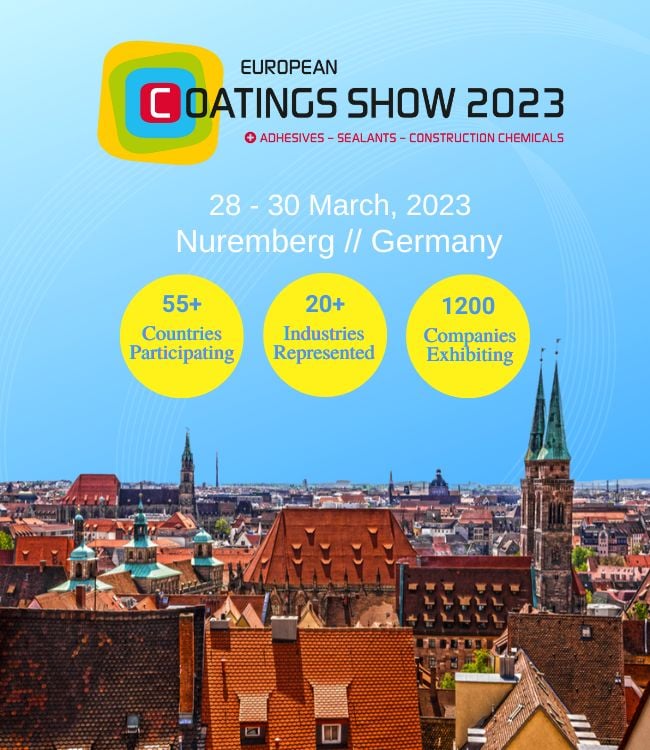 European Coatings Show exhibitor list 2023