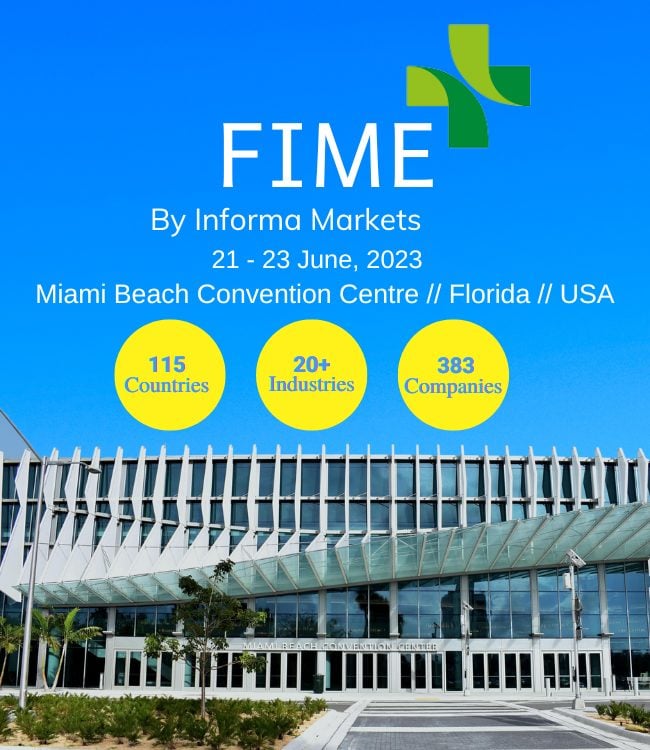 FIME exhibitor email list 2023