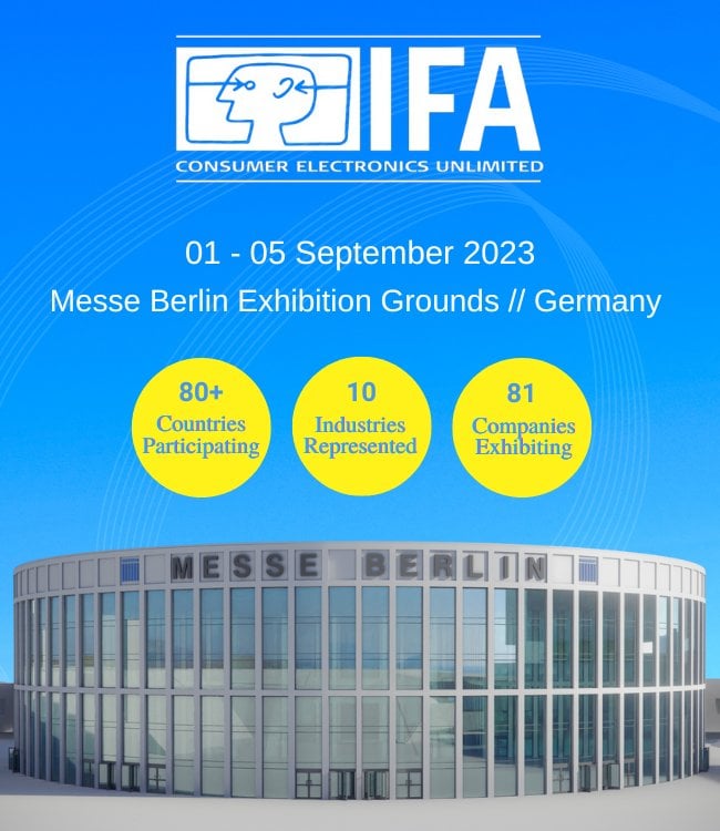 IFA Berlin Exhibitor List 2023