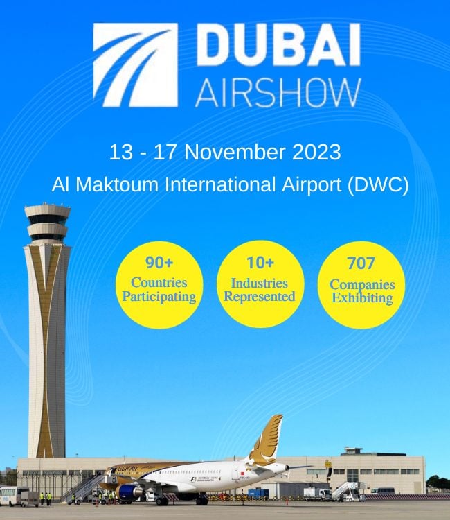 Dubai Airshow Exhibitor List 2023